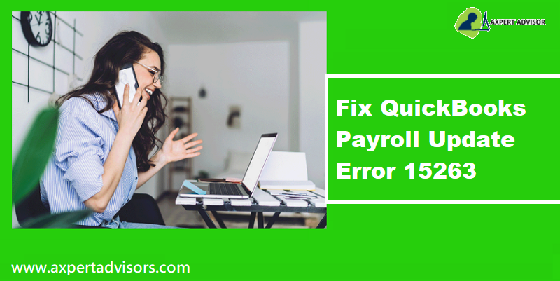 Fixation of QuickBooks Error Code 15263 - Featuring Image