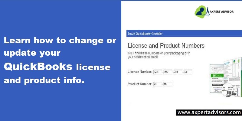 Steps to Change a QuickBooks Desktop license number or product code - Featuring Image