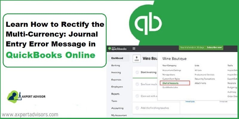 Learn How to Fix QuickBooks Multi-Currency Journal Entry Problem - Featured Image